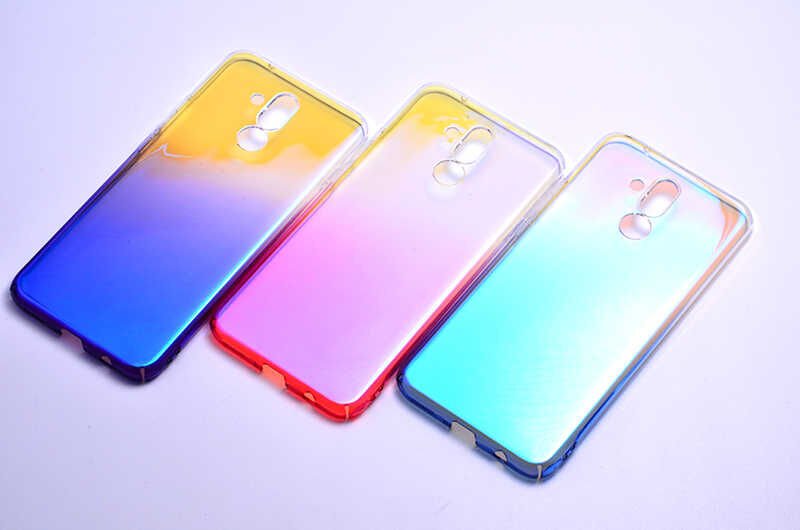 Huawei Mate 20 Lite Kılıf Zore Renkli Transparan Kapak