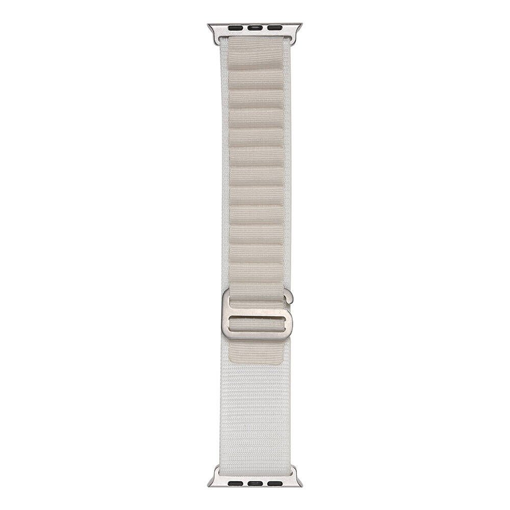 Apple Watch 2/3/4/5/6/7/8/9/se/ultra/nike 42mm 44mm 45mm 49mm Hasır Kordon Tasarım (band-74) Starlight