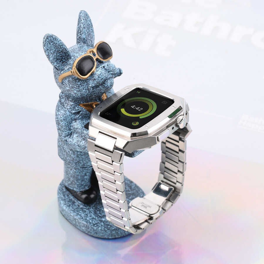 Apple Watch 44mm HEPTEKİLETİŞİM KRD-64 Metal Kordon