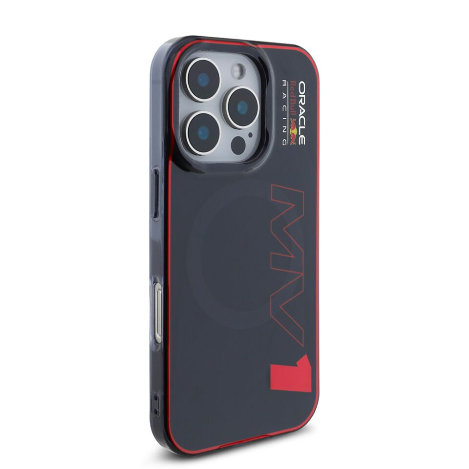 Apple iPhone 16 Pro Max Kılıf Redbull Orjinal Lisanslı Magsafe Şarj Özellikli Çift Katmanlı Sert PC Büyük Boy MV Kapak