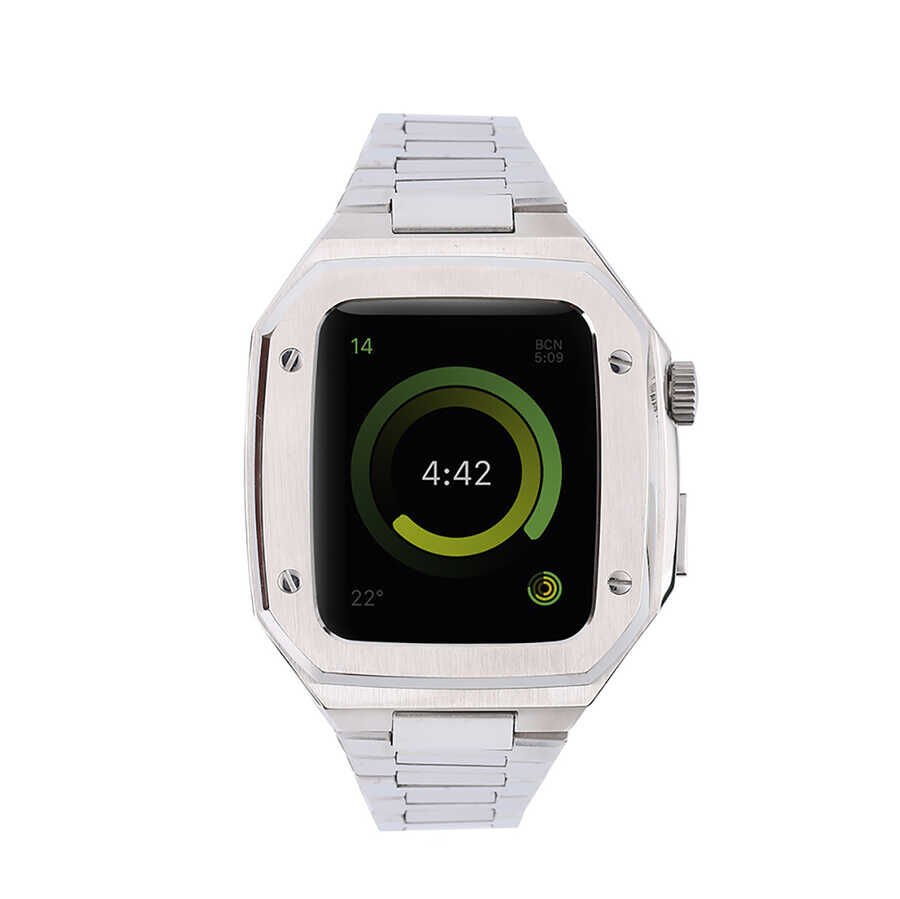 Apple Watch 7 45mm HEPTEKİLETİŞİM KRD-64 Metal Kordon