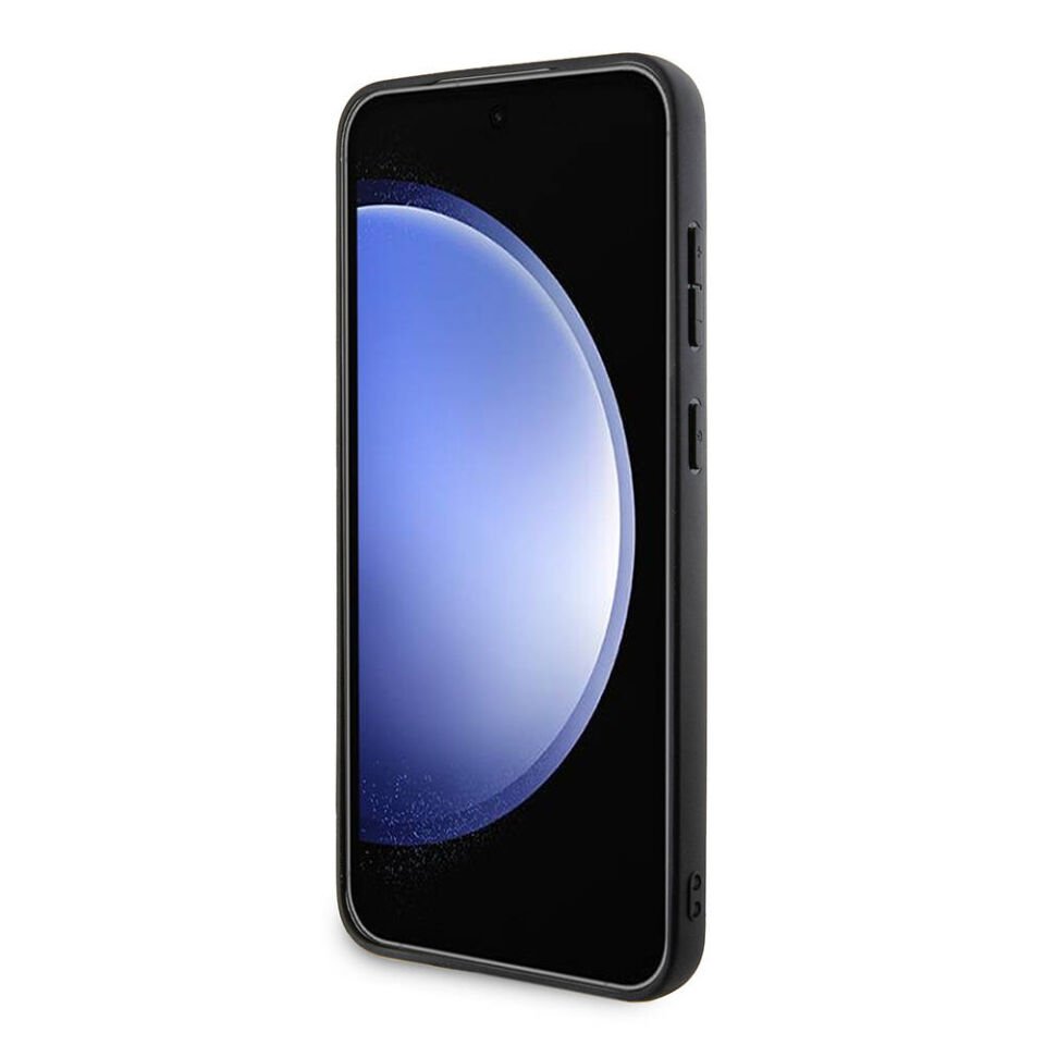 Samsung Galaxy S24 Plus Kılıf BMW Orjinal Lisanslı M Logolu Üç Renk Çizgili Delikli Detail Line Kapak
