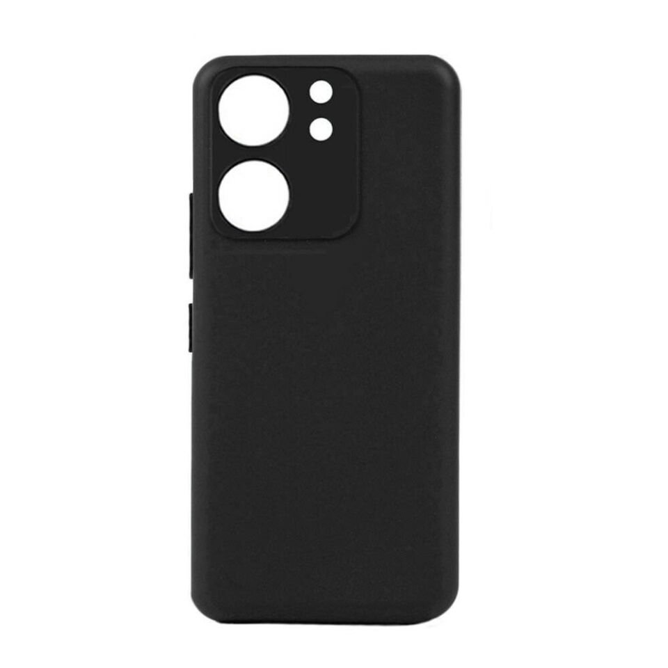 Xiaomi Mi 13T Kılıf Kamera Korumalı Esnek Renkli Silikon Kapak (Biye) Siyah