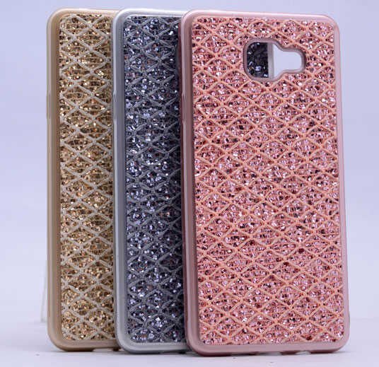 Galaxy A3 2017 Kılıf Zore Simli Halat Silikon