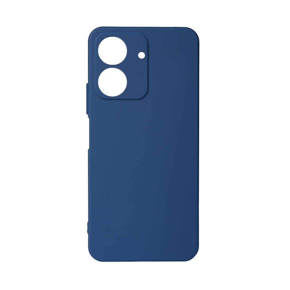 Xiaomi Poco C65 Kılıf Kamera Korumalı Esnek Renkli Silikon Kapak (Biye) Lacivert