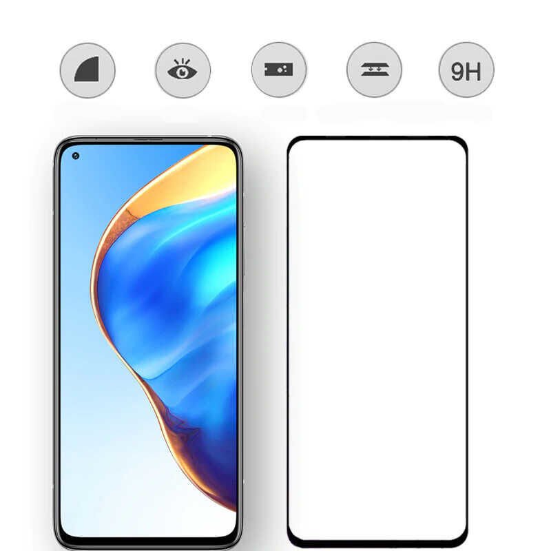 Xiaomi Mi 10T 5G HEPTEKİLETİŞİM Kenarları Kırılmaya Dayanıklı Cam Ekran Koruyucu