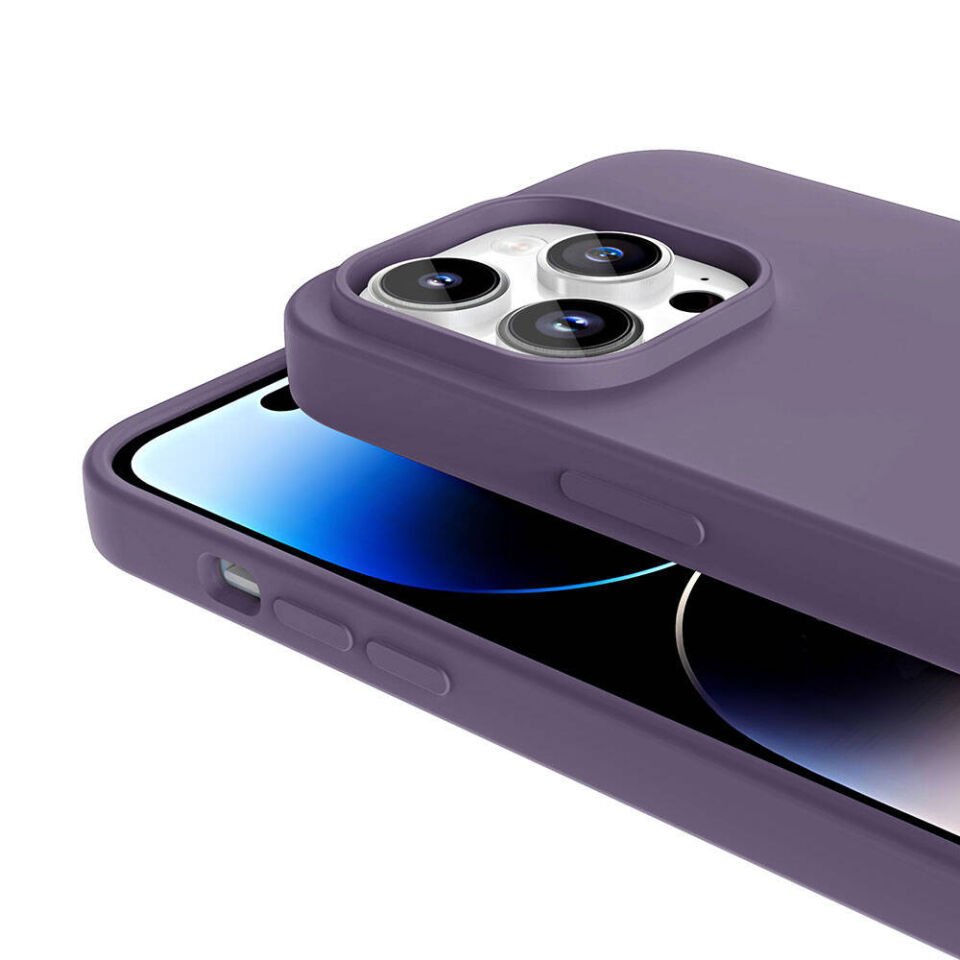 Apple iPhone 14 Pro Max Kılıf Magsafe Şarj Özellikli Sıvı Teknolojili Silinebilir Sert HEPTEKİLETİŞİM Kivi Kapak
