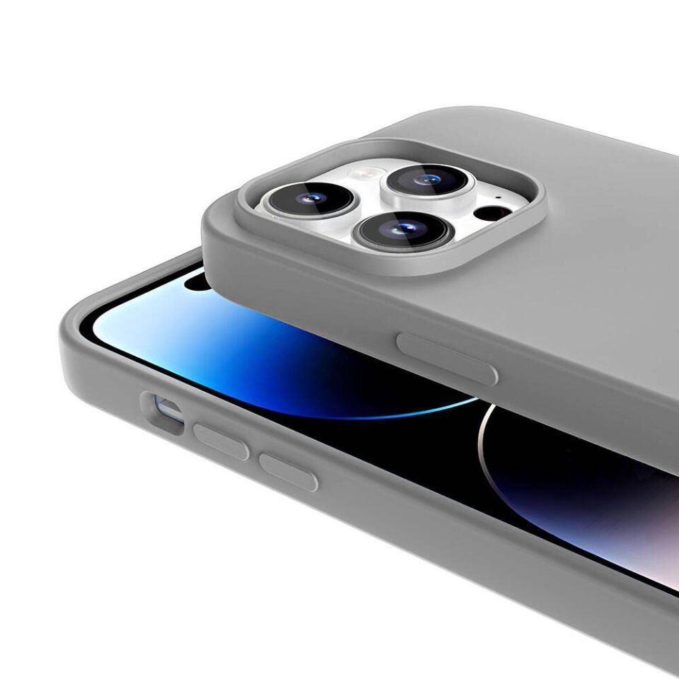 Apple iPhone 14 Pro Max Kılıf Magsafe Şarj Özellikli Sıvı Teknolojili Silinebilir Sert HEPTEKİLETİŞİM Kivi Kapak