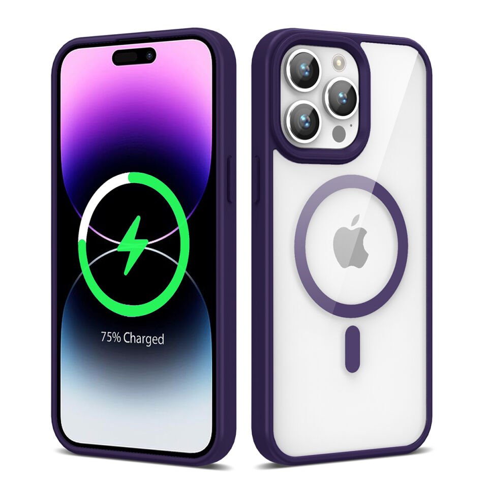 Apple iPhone 14 Pro Max Kılıf Magsafe Wireless Şarj Özellikli Silikon HEPTEKİLETİŞİM Ege Kapak