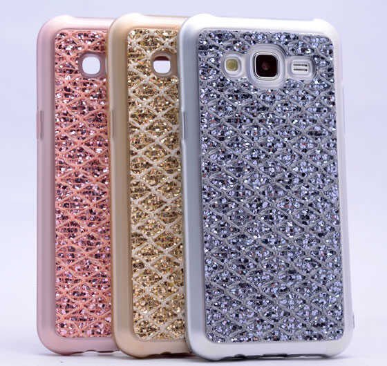 Galaxy J5 2016 Kılıf Zore Simli Halat Silikon
