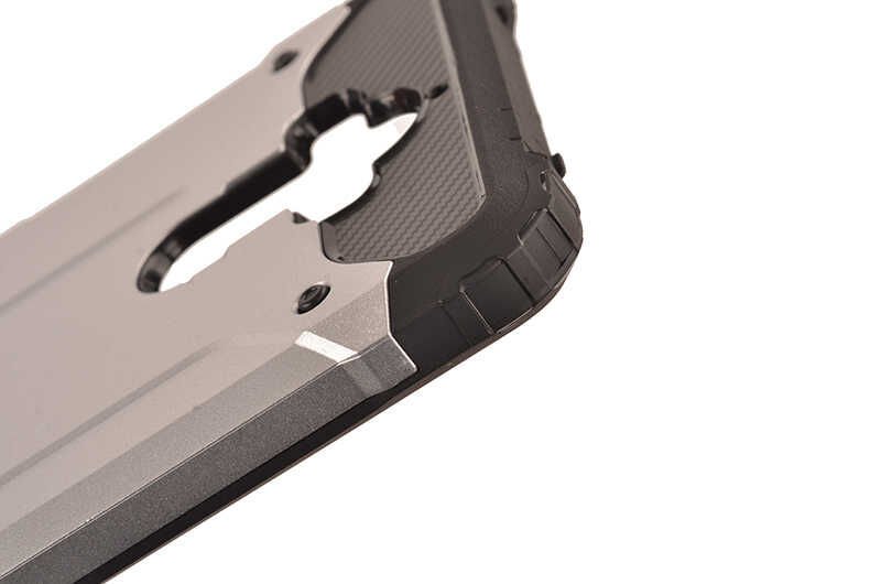 Huawei Mate 9 Kılıf Armor Köşe Korumalı Çift Katman Tank Zırh Kapak (CRASH) Kırmızı