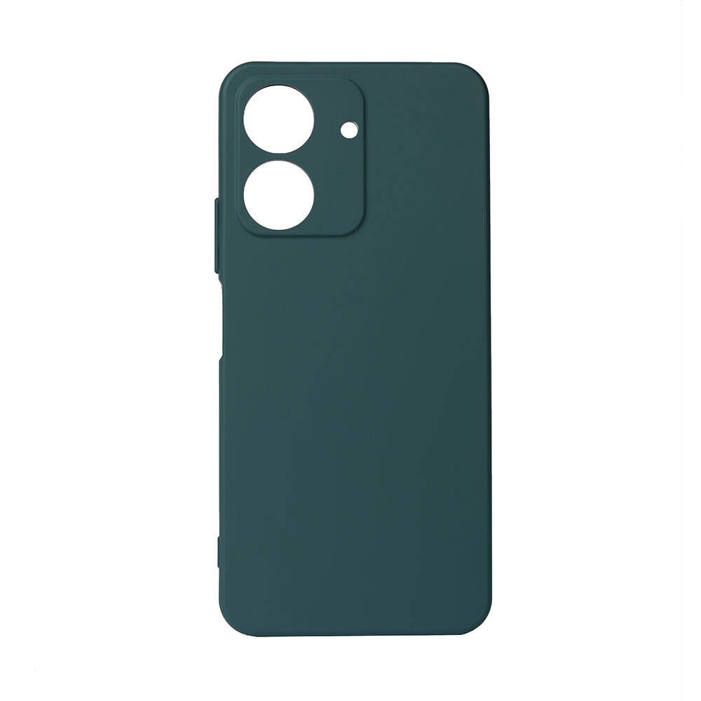 Xiaomi Poco C65 Kılıf Kamera Korumalı Esnek Renkli Silikon Kapak (Biye) Haki