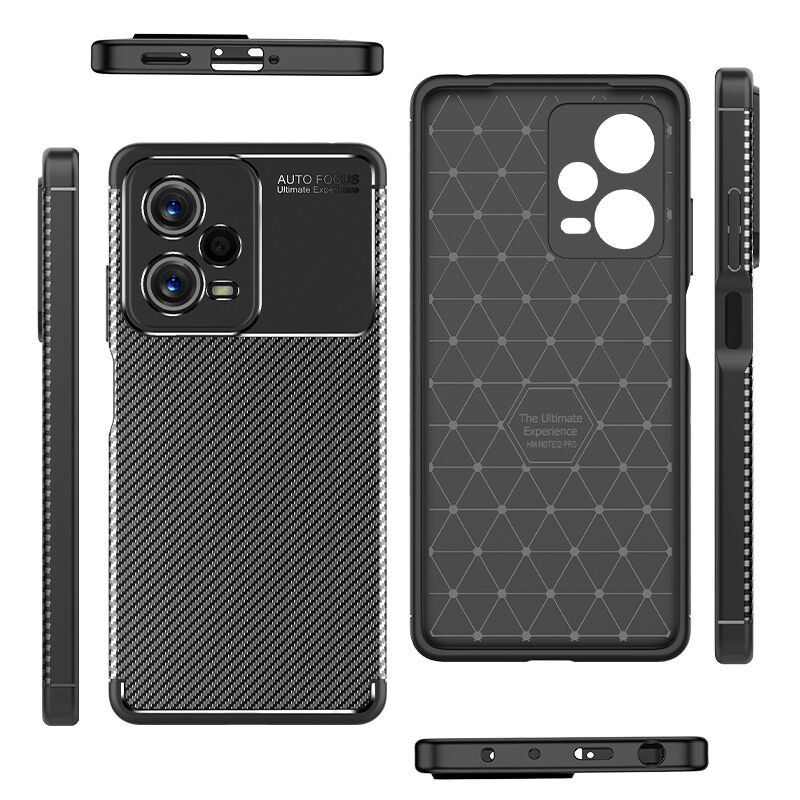 Xiaomi Redmi Note 12 Pro 5G Kılıf HEPTEKİLETİŞİM Negro Silikon Kapak