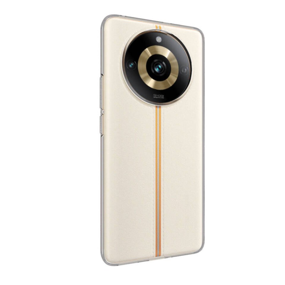 Realme 11 Pro Plus Şeffaf Kılıf Yumuşak İnce Tasarımlı Kapak (SÜPER) Renksiz