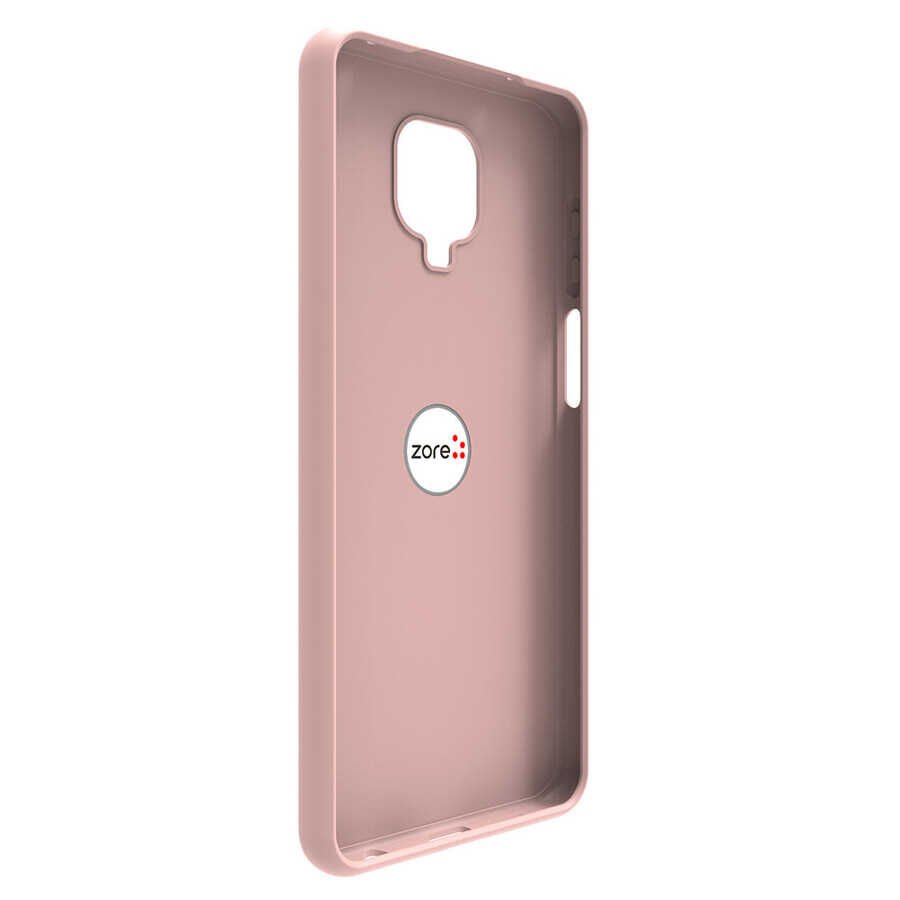 Xiaomi Redmi Note 9S Kılıf Mat Pastel Renkli Ultra İnce Yüzüklü Yumuşak Silikon Kapak (Plex) Sarı