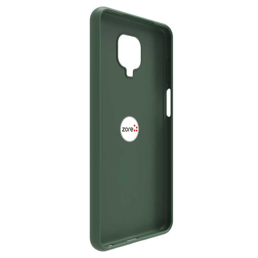 Xiaomi Redmi Note 9S Kılıf Mat Pastel Renkli Ultra İnce Yüzüklü Yumuşak Silikon Kapak (Plex) Sarı