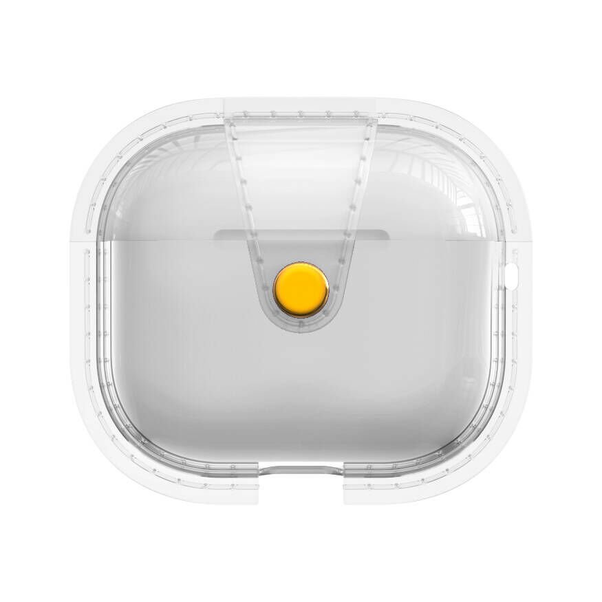 Apple Airpods 3. Nesil Darbelere Karşı Dayanıklı Magnetik Kılıf (Airbag 33) Şeffaf