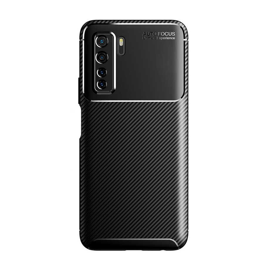 Huawei P40 Lite 5G Kılıf HEPTEKİLETİŞİM Negro Silikon Kapak