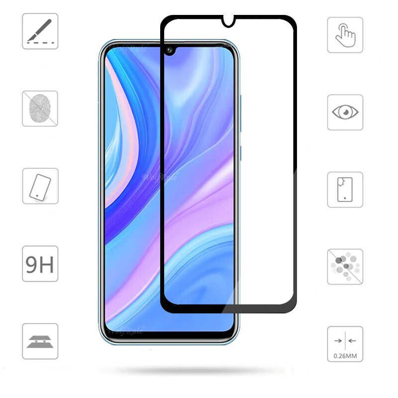 Huawei P Smart S (Y8P) HEPTEKİLETİŞİM Kenarları Kırılmaya Dayanıklı Cam Ekran Koruyucu
