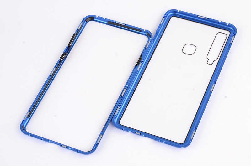 Samsung Galaxy A9 2018 Kılıf HEPTEKİLETİŞİM Devrim Mıknatıslı Cam Kapak