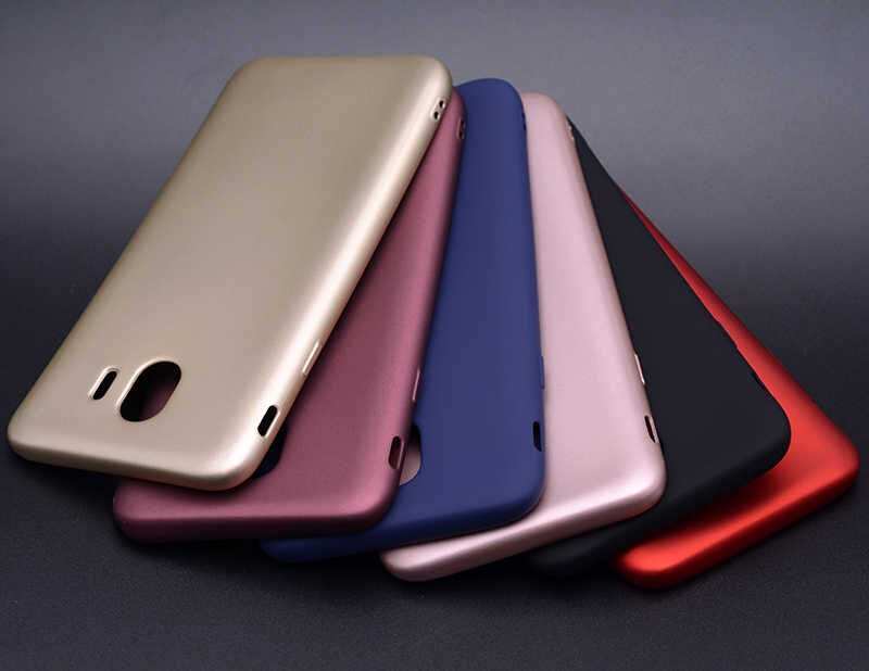 Samsung Galaxy J4 Kılıf Yumuşak Dokulu Soft Esnek İnce Mat Renkli Silikon Kapak (PREMİER) Lacivert