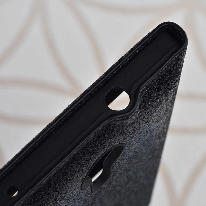 General Mobile 4G Android One Kapaklı Kılıf Simli Mıknatıslı Kapak (DOLCE-SİM) Mavi