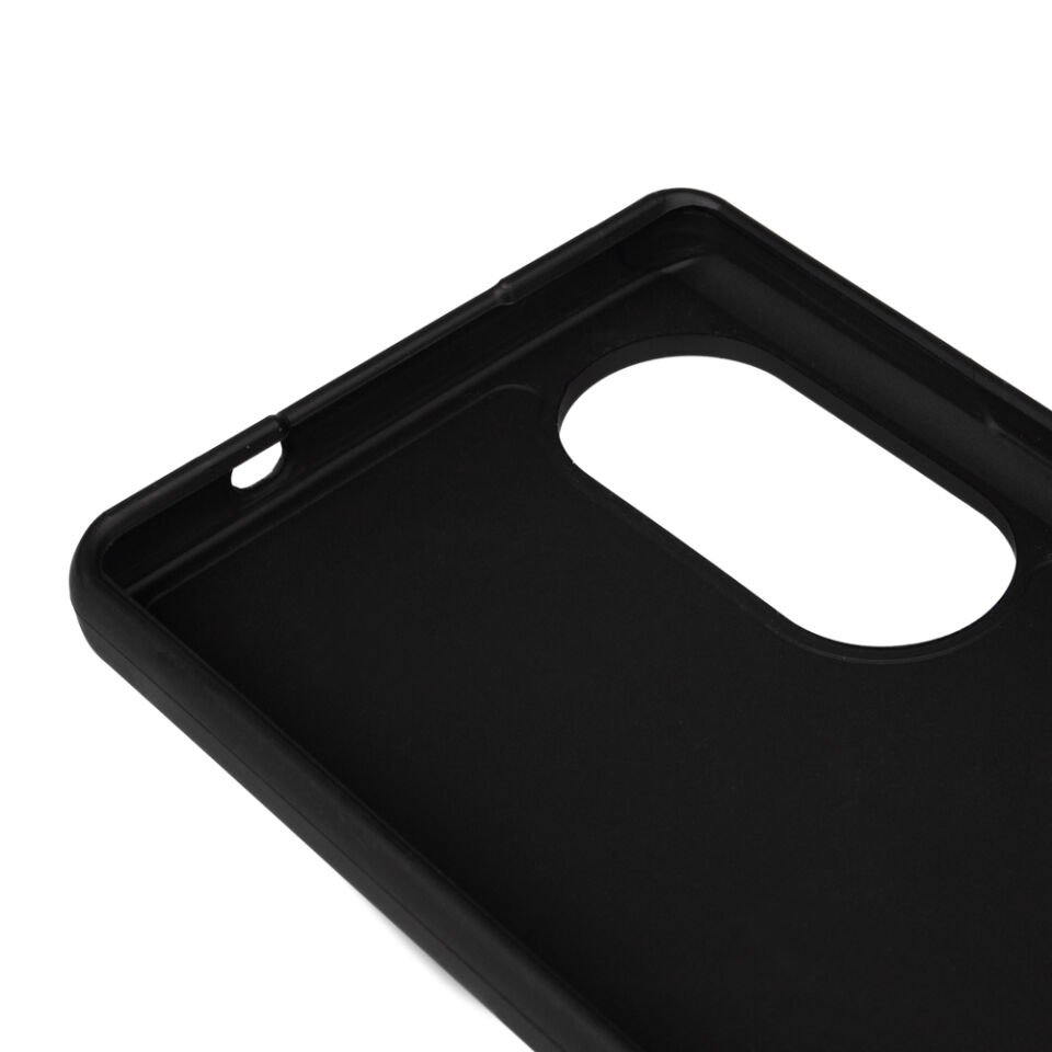 Reeder S19 Max Pro S Edge Kılıf Kamera Korumalı Esnek Renkli Silikon Kapak (Biye) Siyah