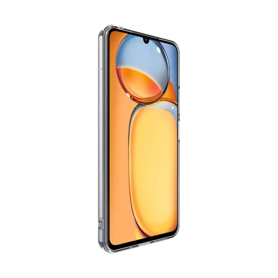 Xiaomi Poco C65 Kılıf Darbe Emici Kamera Korumalı Esnek Şeffaf Silikon Kapak (02-ANTİ) Renksiz