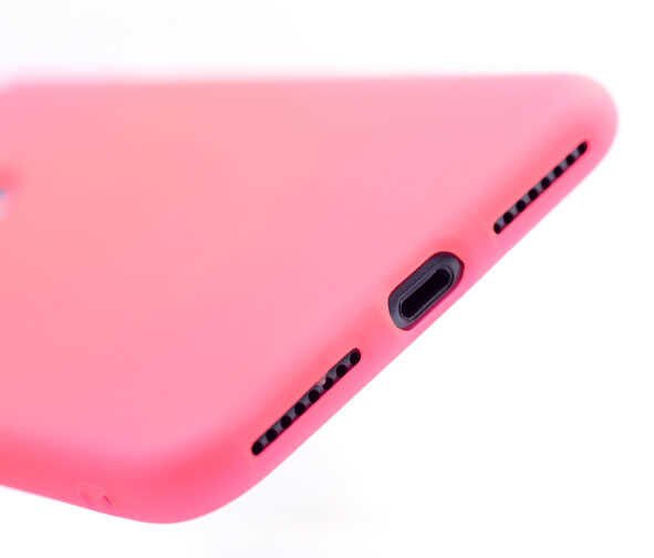 Apple  iPhone 8 Plus Kılıf Yumuşak Dokulu Soft Esnek İnce Mat Renkli Silikon Kapak (PREMİER) Sarı
