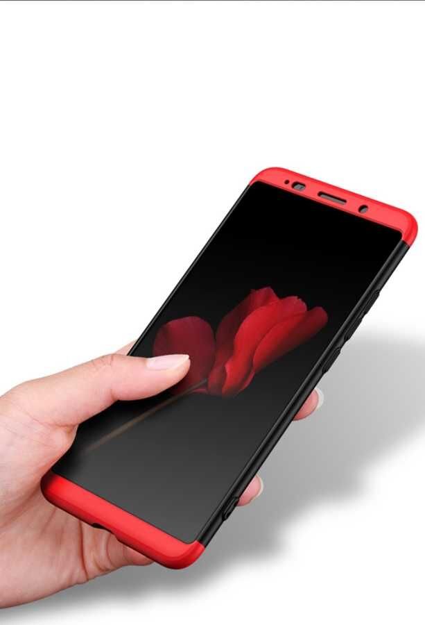 Huawei Mate 10 Pro Kılıf 360 Tam Koruma Ön Ve Arka Sert Mika Kapak Orjinal Ays Gkk Kapak Mavi