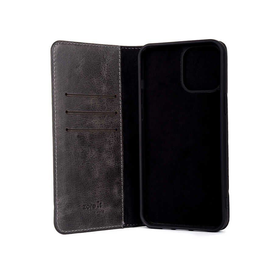 Apple iPhone 11 Kılıf HEPTEKİLETİŞİM Hakiki Deri Multi Cüzdan Kılıf