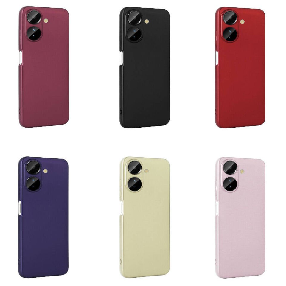 Xiaomi Poco C65 Kılıf Yumuşak Dokulu Soft İnce Mat Silikon Kapak (PREMİER) Siyah