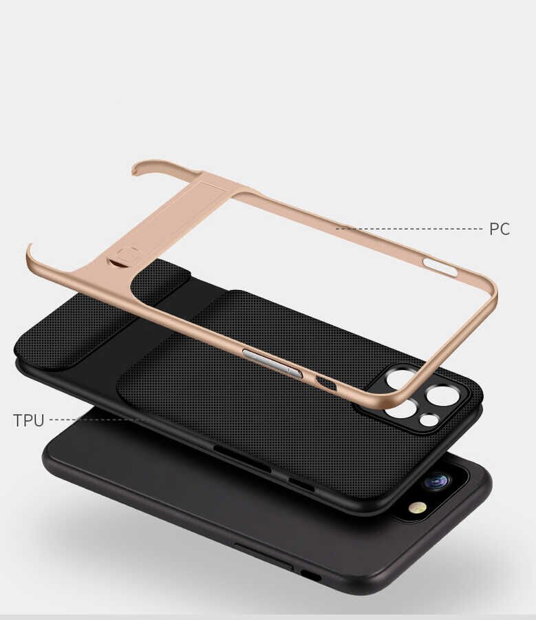Apple iPhone 12 Mini Kılıf HEPTEKİLETİŞİM Standlı Verus Kapak