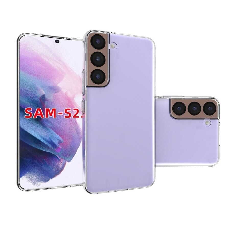 Samsung Galaxy S22 Kılıf HEPTEKİLETİŞİM Süper Silikon Kapak