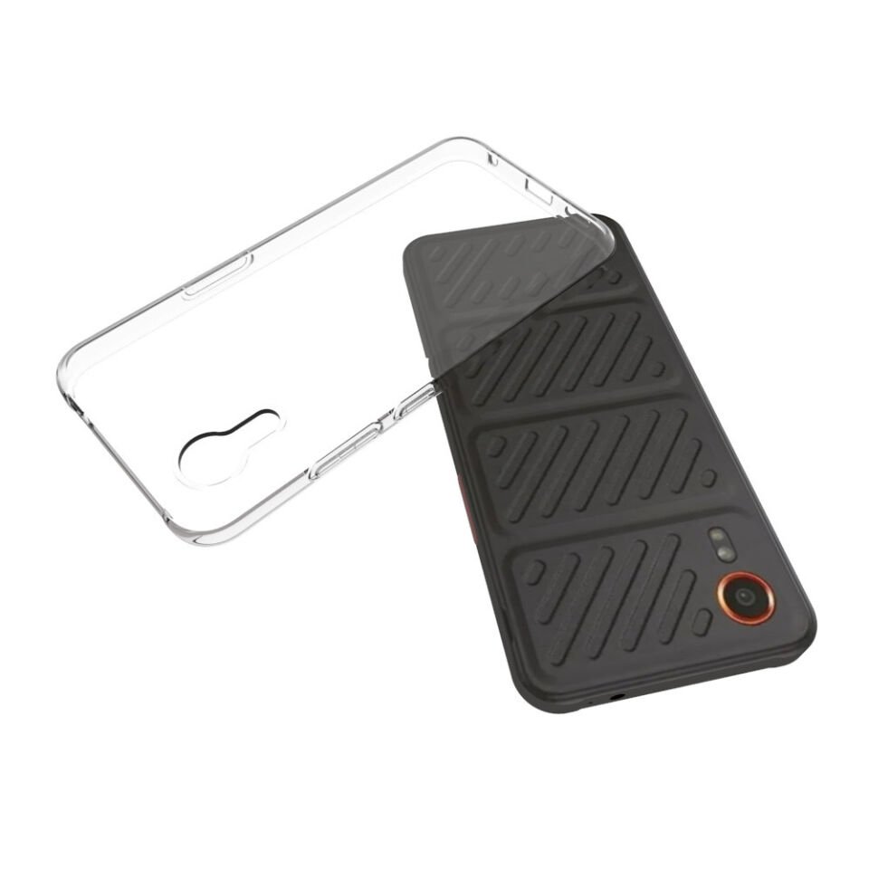 Samsung Galaxy Xcover7 Şeffaf Kılıf Yumuşak İnce Tasarımlı Kapak (SÜPER) Şeffaf