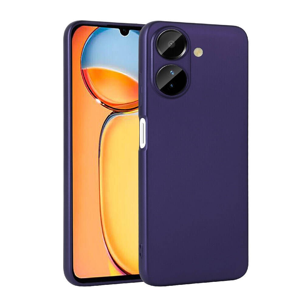 Xiaomi Poco C65 Kılıf Yumuşak Dokulu Soft İnce Mat Silikon Kapak (PREMİER) Lacivert