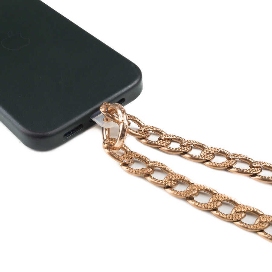 HEPTEKİLETİŞİM Cep Telefonu Askısı Metal Zincir 35 cm