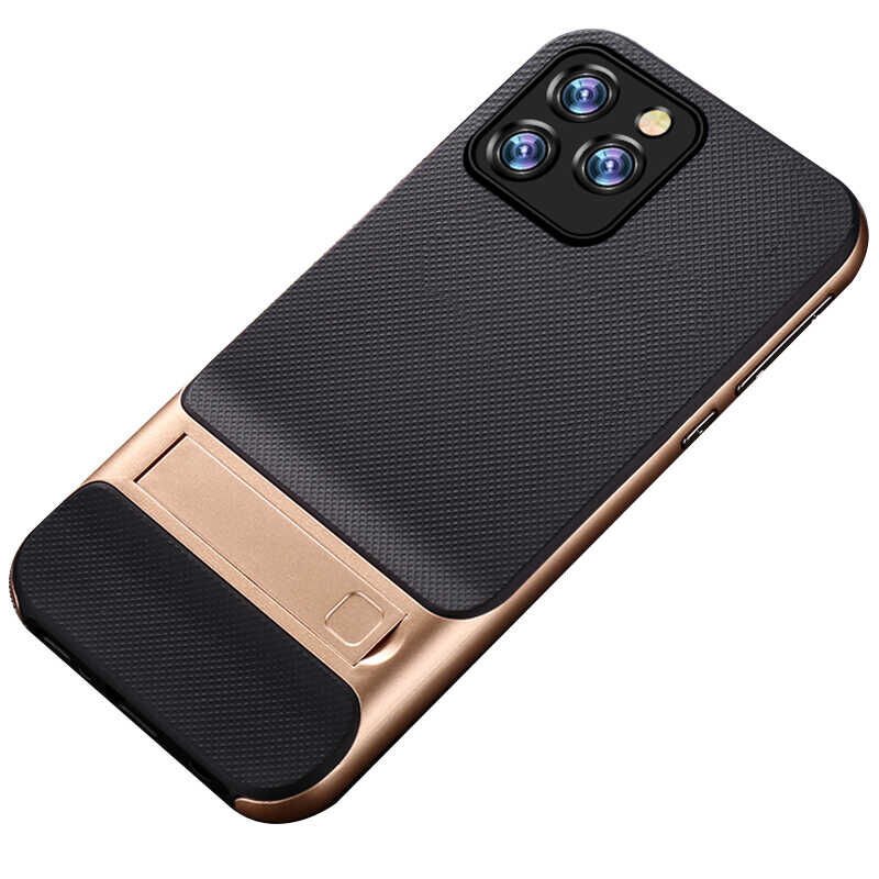 Apple iPhone 12 Pro Kılıf HEPTEKİLETİŞİM Standlı Verus Kapak
