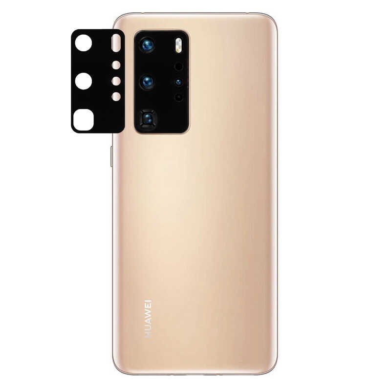 Huawei P40 Pro Kamera Lens Koruyucu Cam Filmi Tam Kaplama Tasarım (z-kamera-camı) Renksiz