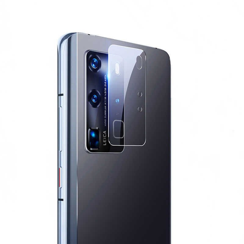 Huawei P40 Pro Kamera Lens Koruyucu Cam Filmi Tam Kaplama Tasarım (z-kamera-camı) Renksiz