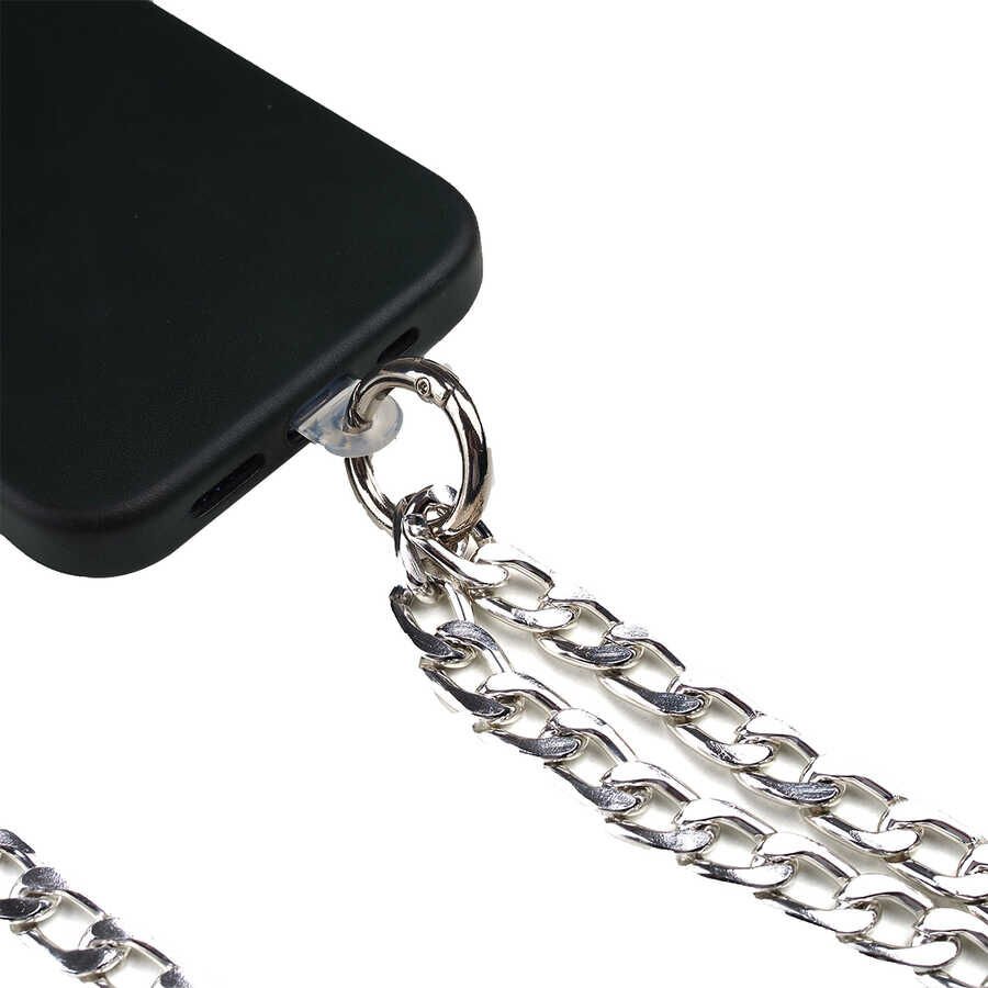 HEPTEKİLETİŞİM Cep Telefonu Askısı Metal Zincir 95 cm