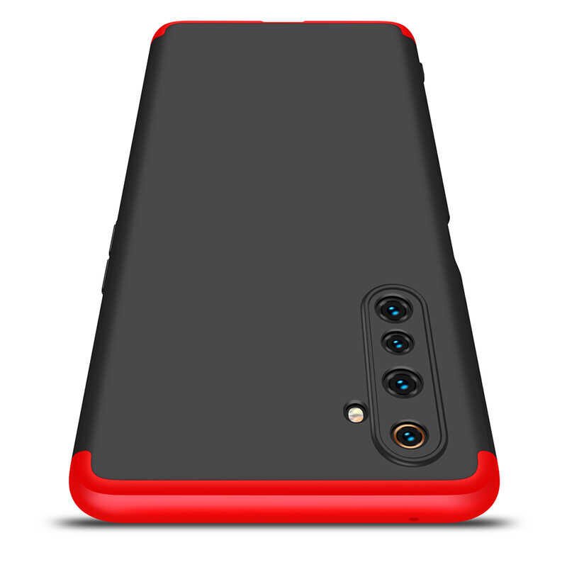 Realme 6 Pro Kılıf 360 Tam Koruma Ön Ve Arka Sert Mika Kapak Orjinal Ays Gkk Kapak Kırmızı
