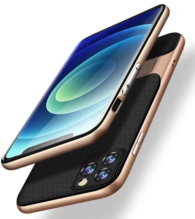 Apple iPhone 12 Pro Max Kılıf HEPTEKİLETİŞİM Standlı Verus Kapak