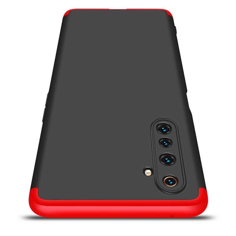 Realme 6 Pro Kılıf 360 Tam Koruma Ön Ve Arka Sert Mika Kapak Orjinal Ays Gkk Kapak Mavi