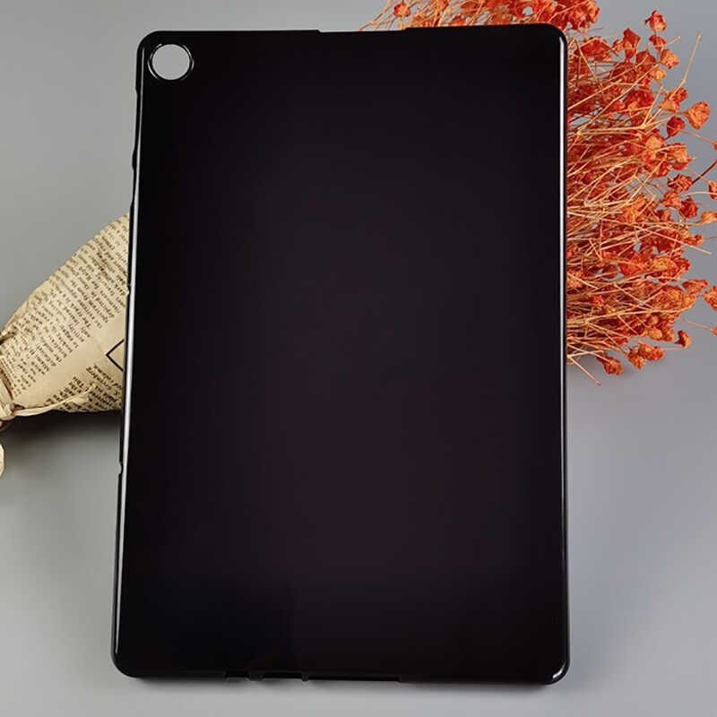 Honor X8 Şeffaf Silikon Tablet Kılıf (T-SÜPER) Siyah
