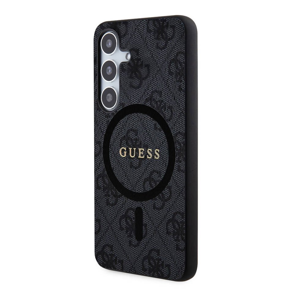 Samsung Galaxy S24 Plus Kılıf Guess Orjinal Lisanslı Magsafe Şarj Özellikli 4G Desenli Yazı Logolu Kapak