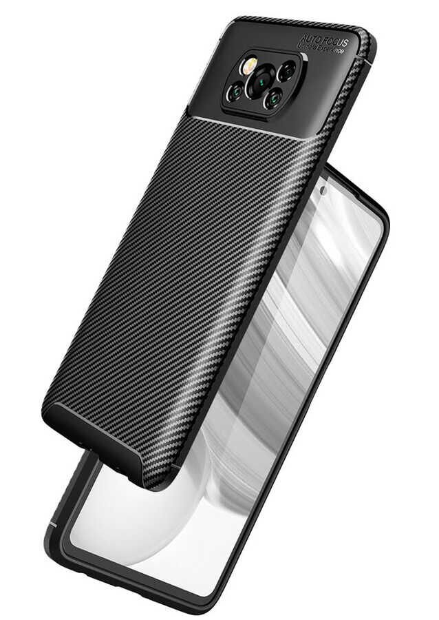 Xiaomi Poco X3 Kılıf HEPTEKİLETİŞİM Negro Silikon Kapak