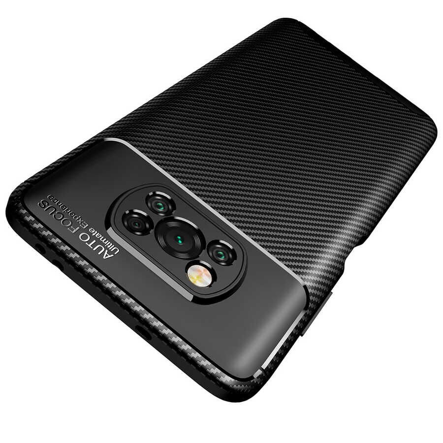 Xiaomi Poco X3 Kılıf HEPTEKİLETİŞİM Negro Silikon Kapak