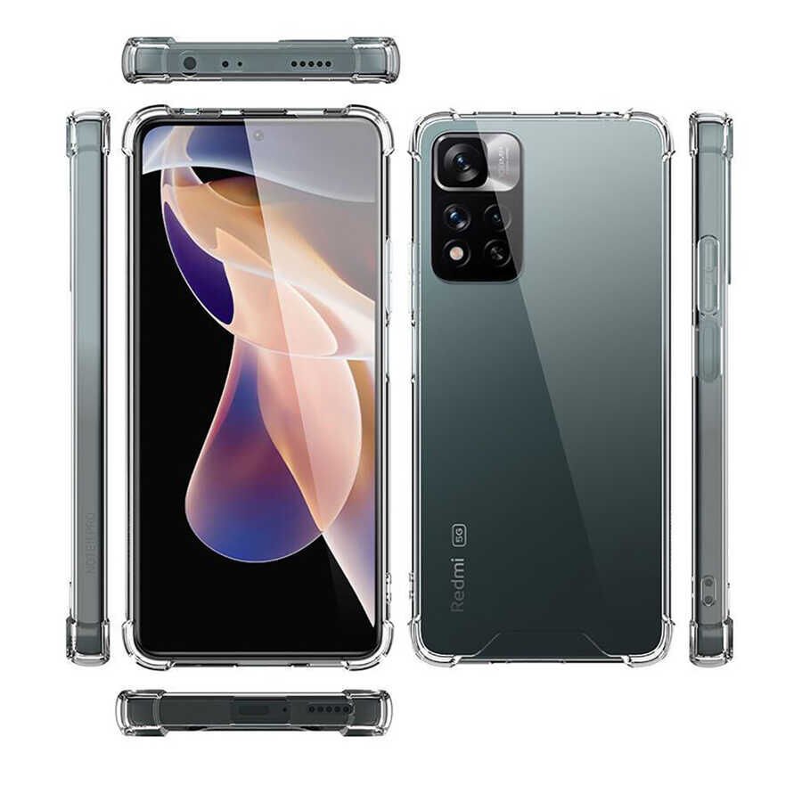 Xiaomi Redmi Note 11 Pro Plus 5G Kılıf HEPTEKİLETİŞİM Nitro Anti Shock Silikon