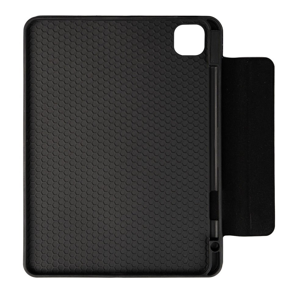 ipad Pro 12.9'' Inç 5.nesil/6.nesil 2021/2022 M2 Çip Bluetooh Bağlantılı Standlı Klavyeli Kılıf Siyah